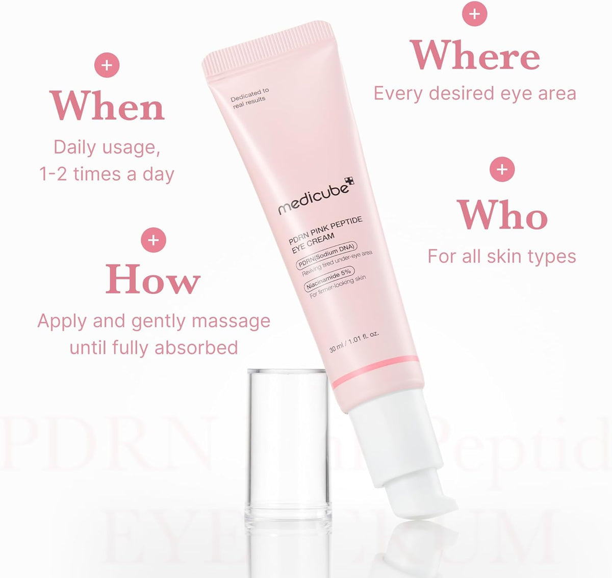 Medicube PDRN Pink Peptide Eye Cream 30ml