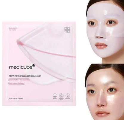 Medicube PDRN Pink Collagen Gel Mask Sheet 4 Pack