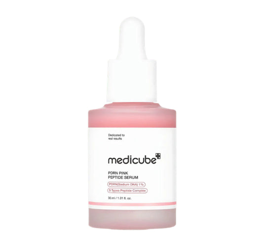 Medicube PDRN Pink Peptide Serum 30ml bottle, the best known topical PDRN skincare product