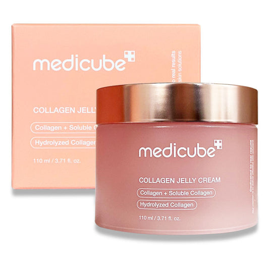 Medicube Collagen Jelly Cream, Korean jelly-textured moisturiser with three forms of collagen and niacinamide 110ml