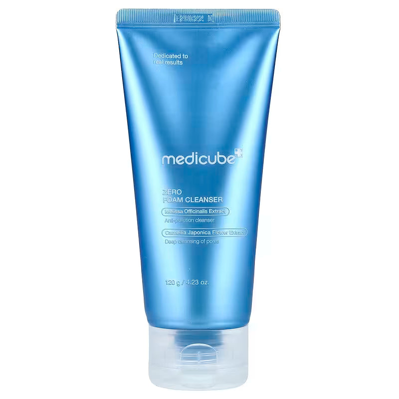 Medicube Zero Foam Cleanser 120g, Korean foam cleanser with botanical extracts and a dense mochi-like lather