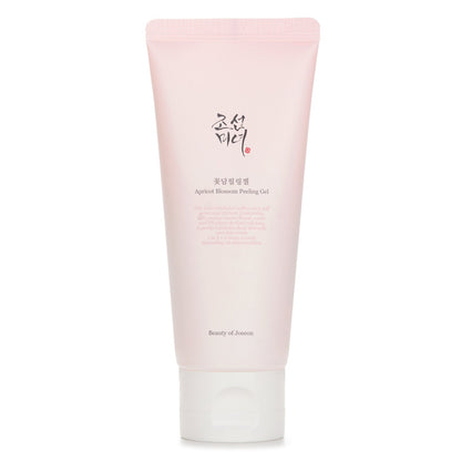 Beauty of Joseon Apricot Blossom Peeling Gel 100ml, Korean exfoliator with 19 percent plum flower water and cellulose