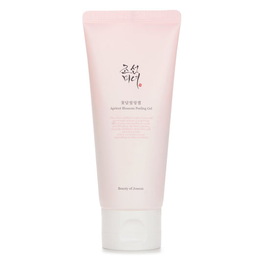 Beauty of Joseon Apricot Blossom Peeling Gel 100ml, Korean exfoliator with 19 percent plum flower water and cellulose