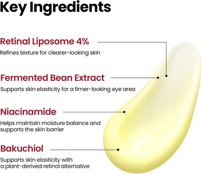 K-Secret Seoul 1988 Retinal Liposome 4% + Fermented Bean Eye Cream 30ml