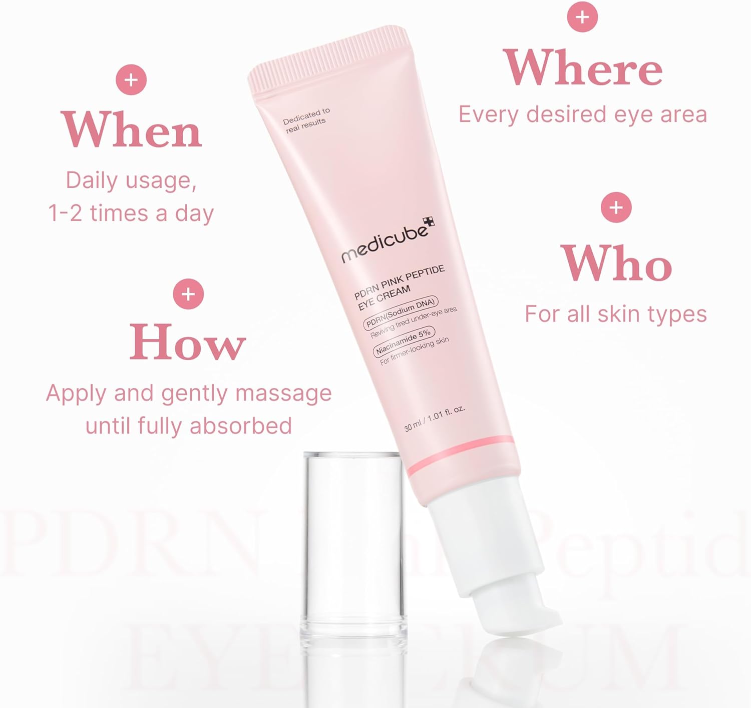 Medicube PDRN Pink Peptide Eye Cream 30ml