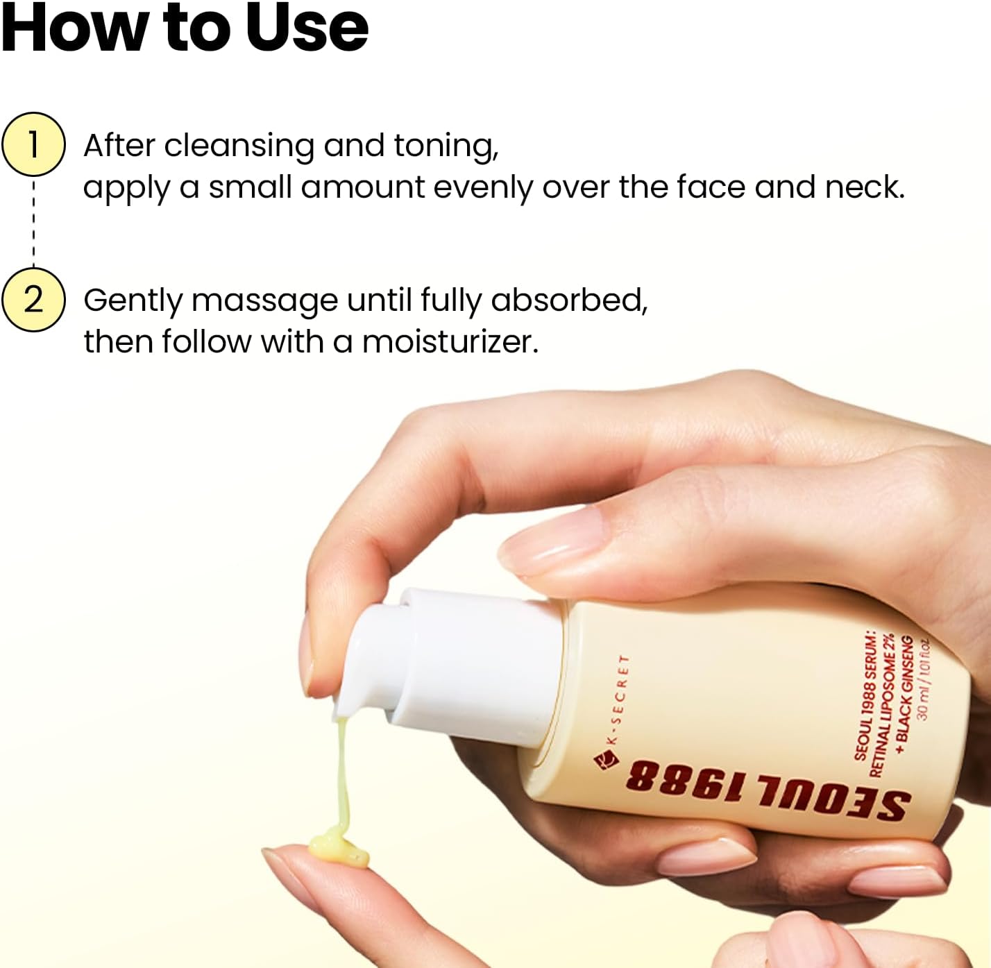 K-SECRET Seoul 1988 Serum: Retinal Liposome 2% + Black Ginseng 30ml