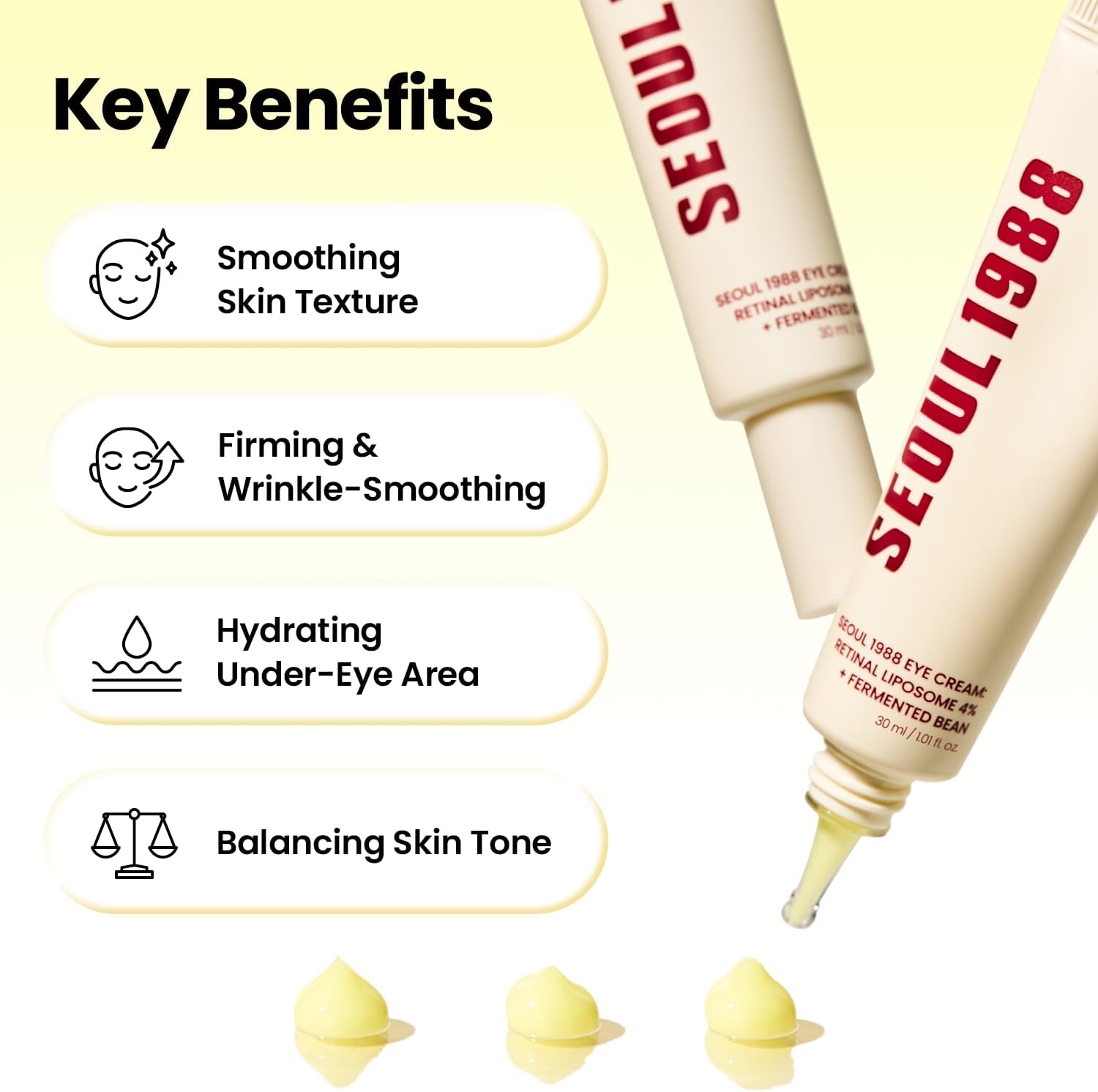 K-Secret Seoul 1988 Retinal Liposome 4% + Fermented Bean Eye Cream 30ml