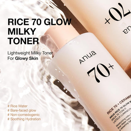 Anua Rice 70 Glow Milky Toner 250ml