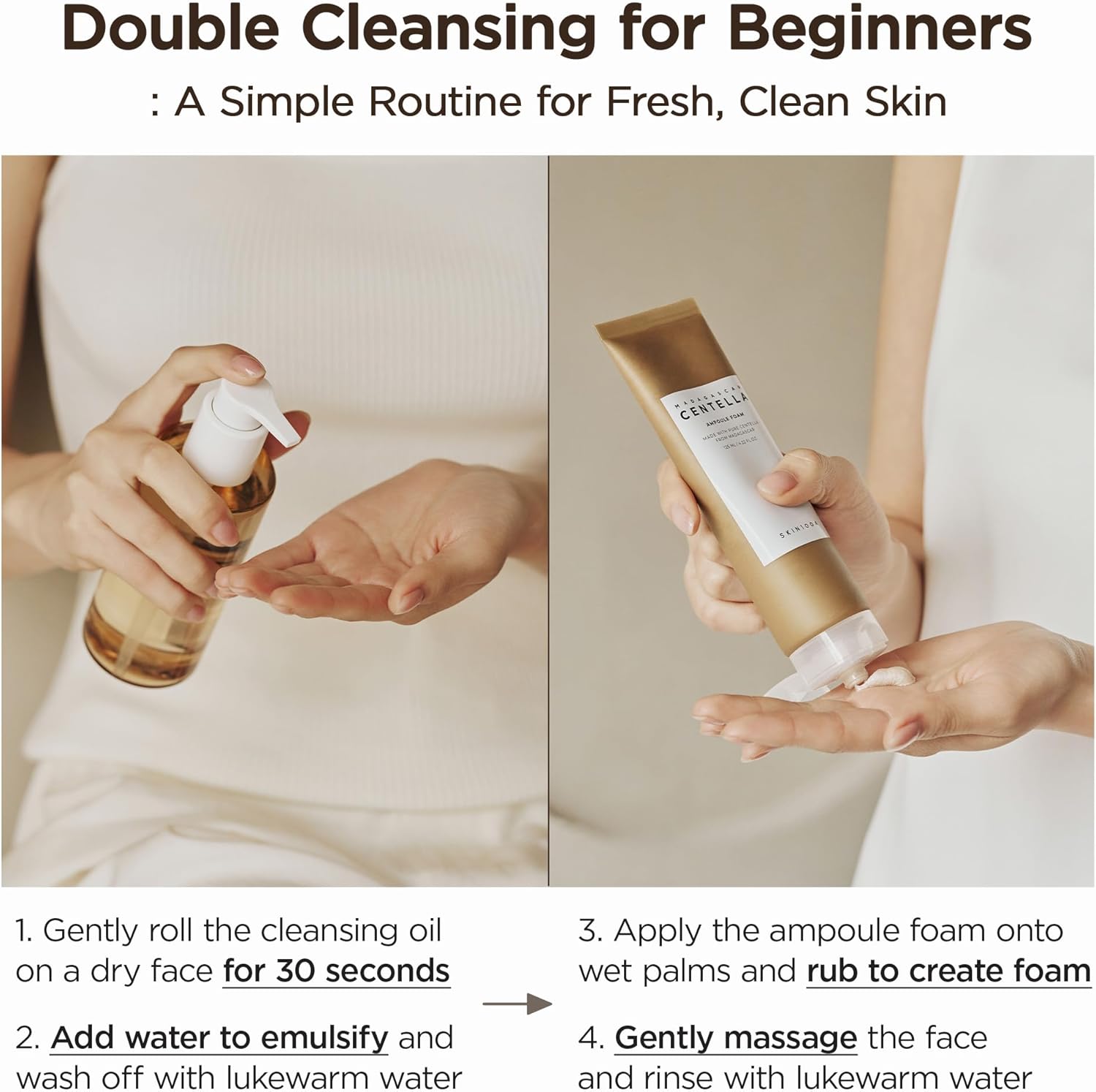 SKIN1004 Madagascar Centella Double Cleansing Duo (200ml + 125ml)