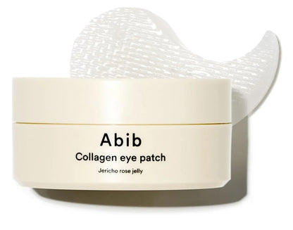 Abib Collagen Eye Patch Jericho Rose Jelly tub, 60 hydrogel patches with peptides