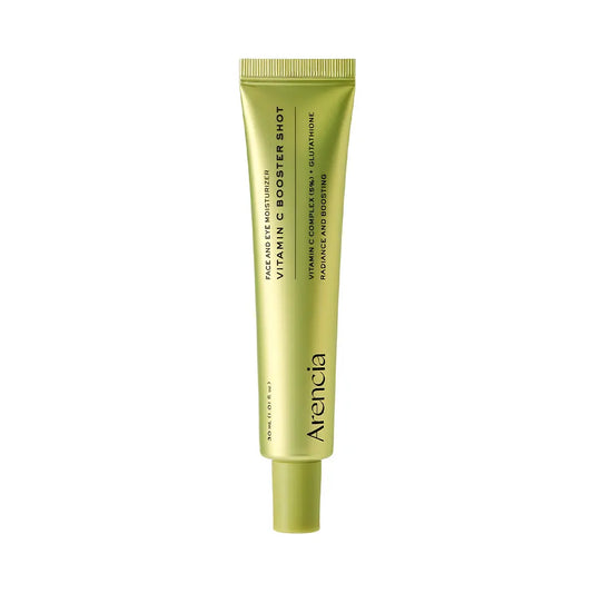 Arencia Vitamin C Booster Shot 30ml, glass dropper bottle with vitamin C, niacinamide and glutathione