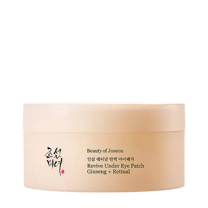 Beauty of Joseon Revive Eye Patch, 60 hydrogel under-eye patches with ginseng, retinal, and collagen