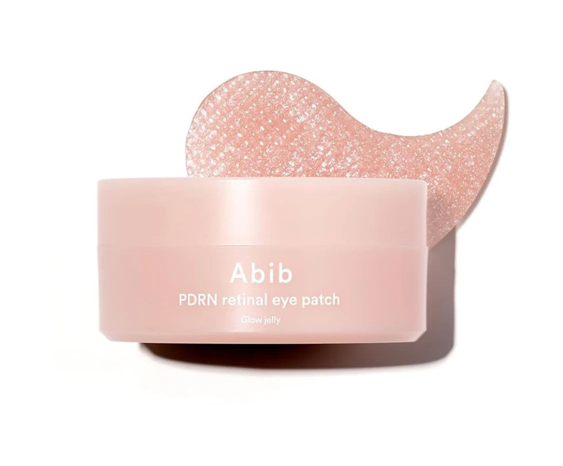 Abib PDRN Retinal Eye Patch Glow Jelly tub, 60 hydrogel patches with caffeine