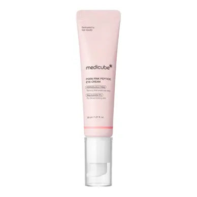 Medicube PDRN Pink Peptide Eye Cream 30ml, pink tube with salmon PDRN and niacinamide