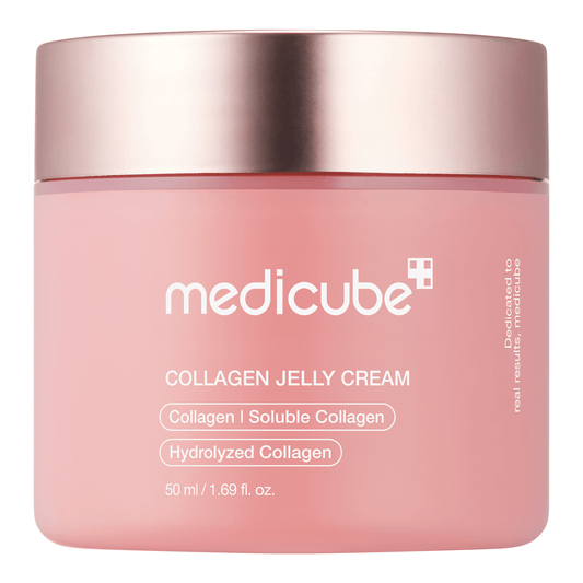 Medicube Collagen Jelly Cream, Korean jelly-textured moisturiser with three forms of collagen and niacinamide 50ml