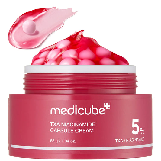 Medicube TXA Niacinamide Capsule Cream 55g jar with tranexamic acid and niacinamide