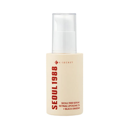 K-SECRET Seoul 1988 Serum 30ml, dropper bottle with 2 percent retinal liposome and black ginseng