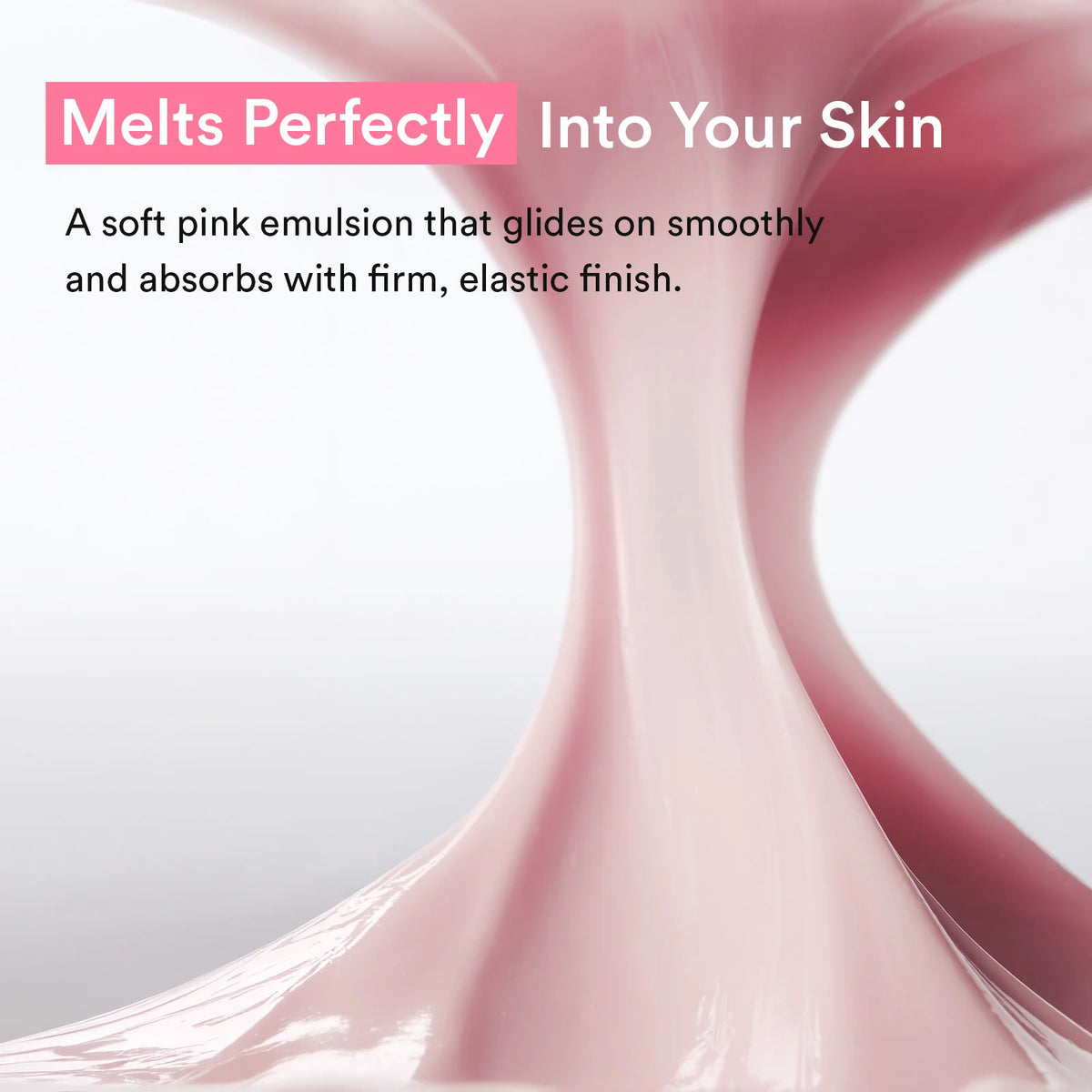 Close look at the soft pink cream texture of Abib PDRN Volume Fill-it Booster Crème