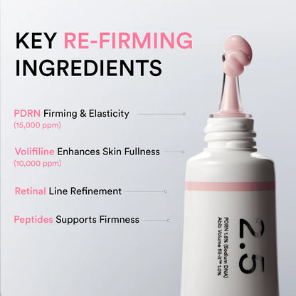 Abib PDRN Volume Fill-it key ingredients: PDRN, Volufiline, retinal and peptides