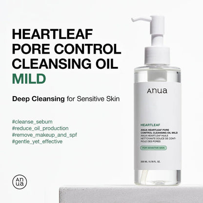 Anua Heartleaf Pore Control Cleansing Oil Mild 200ml