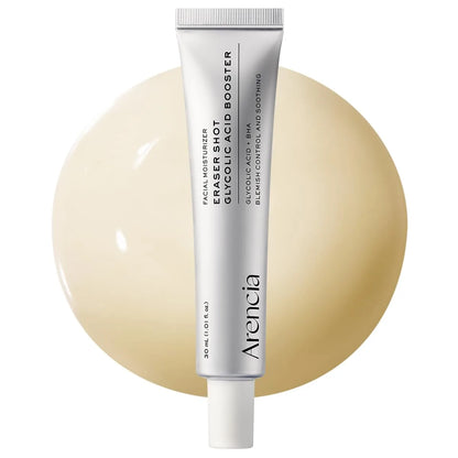 Arencia Eraser Shot Glycolic Acid Booster 30ml, light cream serum with glycolic, salicylic and lactobionic acids