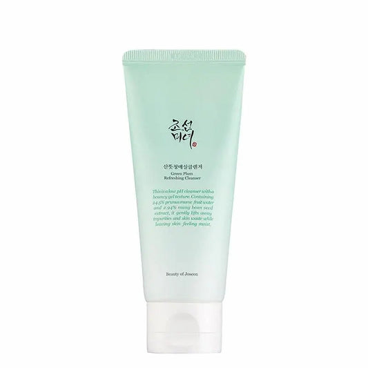 Beauty of Joseon Green Plum Refreshing Cleanser 100ml, Korean low-pH gel cleanser with 73 percent green plum fruit water