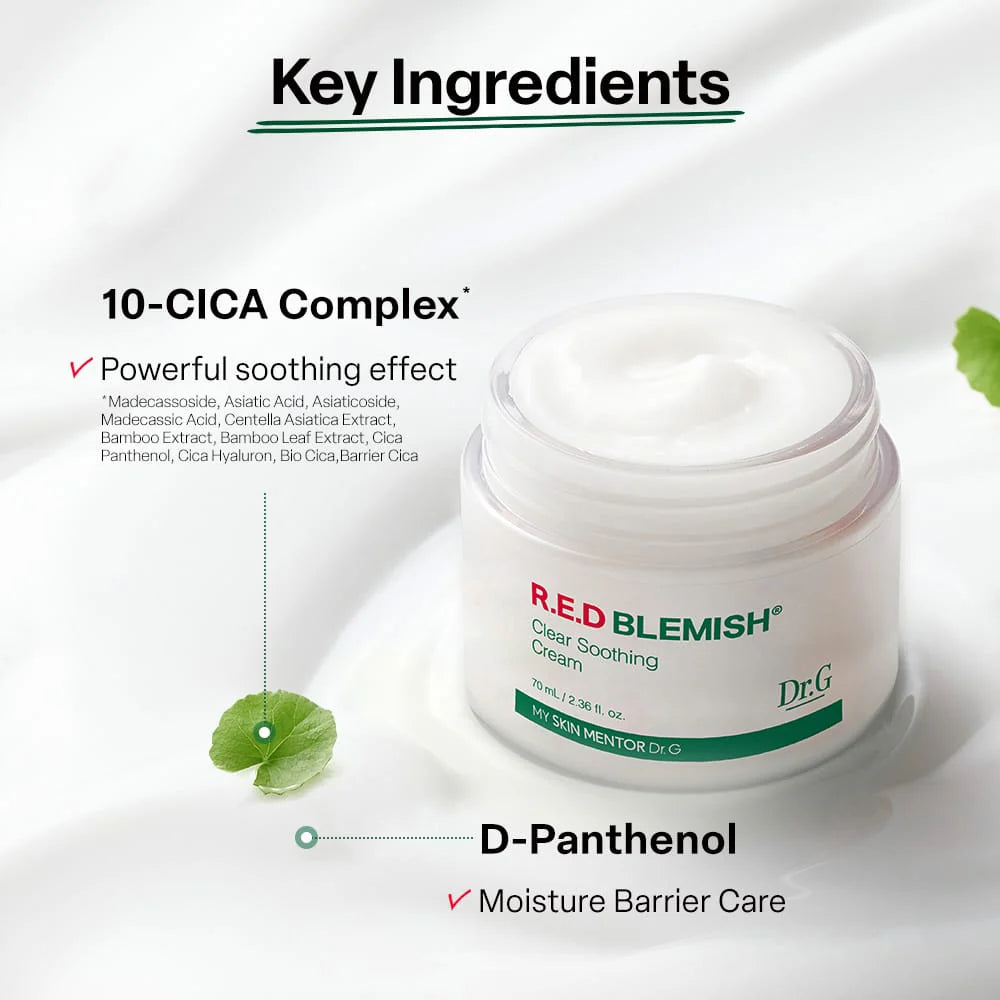 Dr.G Red Blemish Clear Soothing Cream 70ml