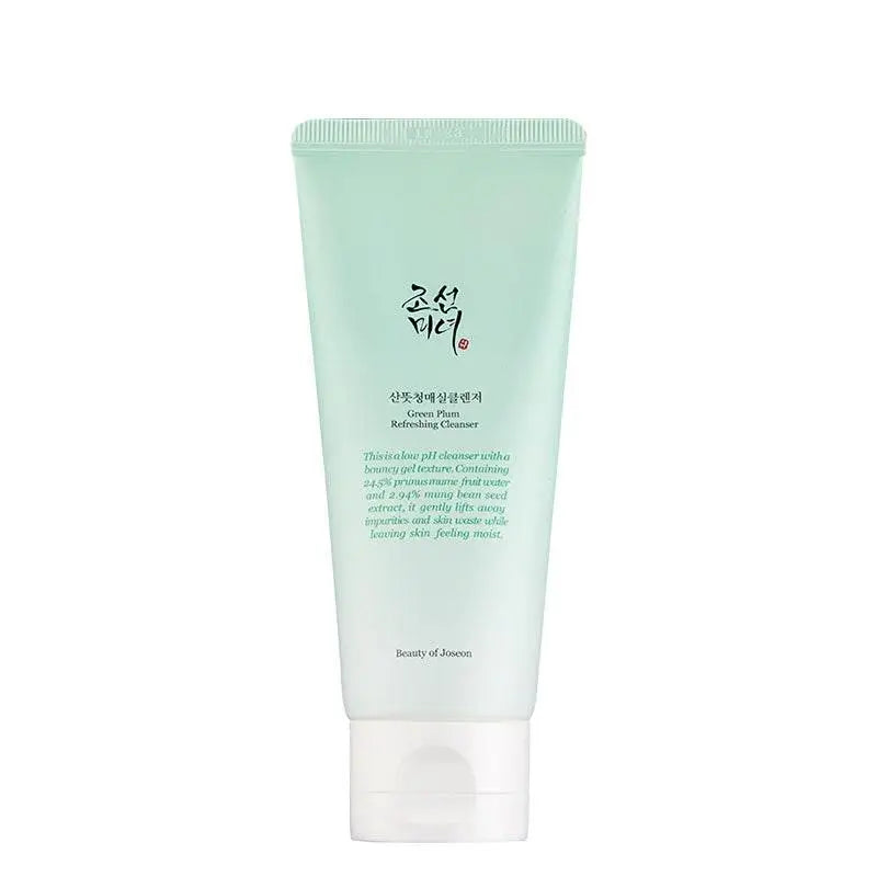 Beauty of Joseon Green Plum Refreshing Cleanser 100ml, Korean low-pH gel cleanser with 73 percent green plum fruit water