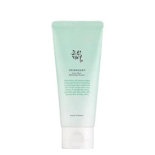 Beauty of Joseon Green Plum Refreshing Cleanser 100ml, Korean low-pH gel cleanser with 73 percent green plum fruit water