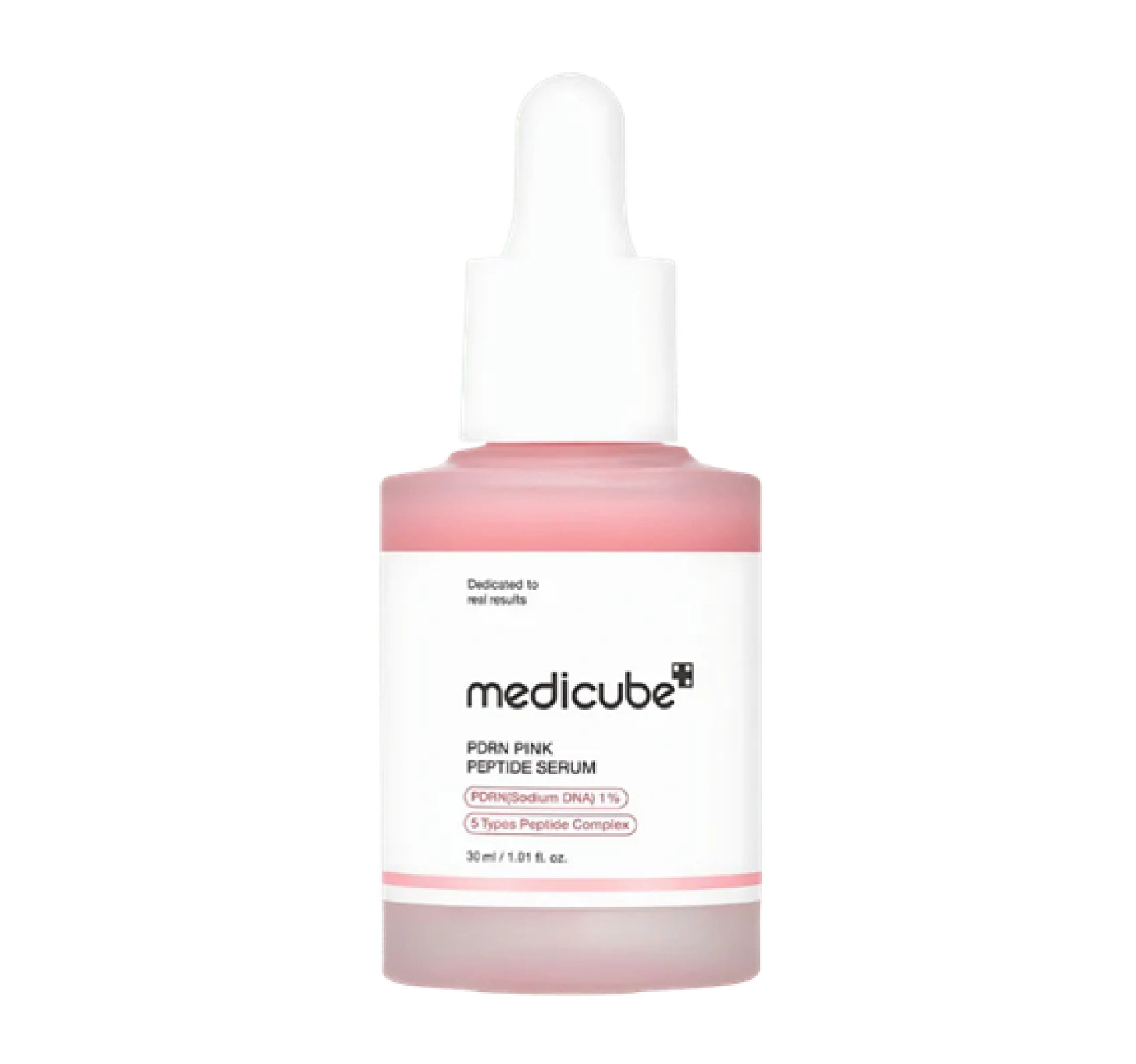 Medicube PDRN Pink Peptide Serum 30ml, Korean serum with 10,000 ppm salmon PDRN, peptides, and hydrolysed collagen