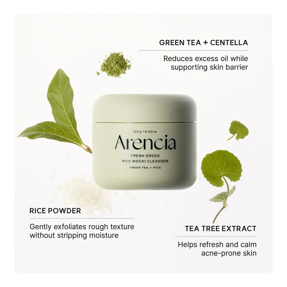 Arencia Fresh Green Rice Mochi Cleanser 120g