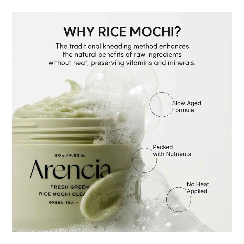 Arencia Fresh Green Rice Mochi Cleanser 120g